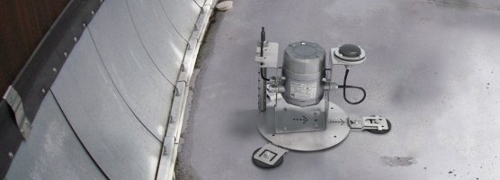 Deck Inclinometer monitoring a floating roof