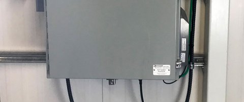 IIoT Enclosure installed in instrumentation building